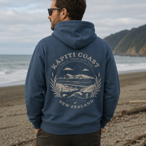 Trails, Treks & Tides - Mens Hoodie