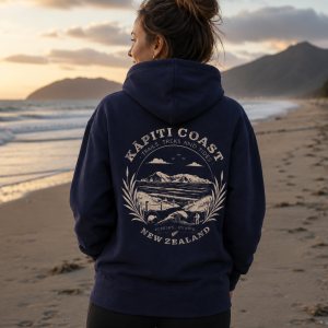 Trails, Treks & Tides - Womens Hoodie