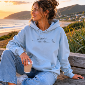 Line Art Island Womens Hoodie