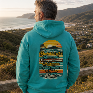Retro Suburbs Mens Hoodie